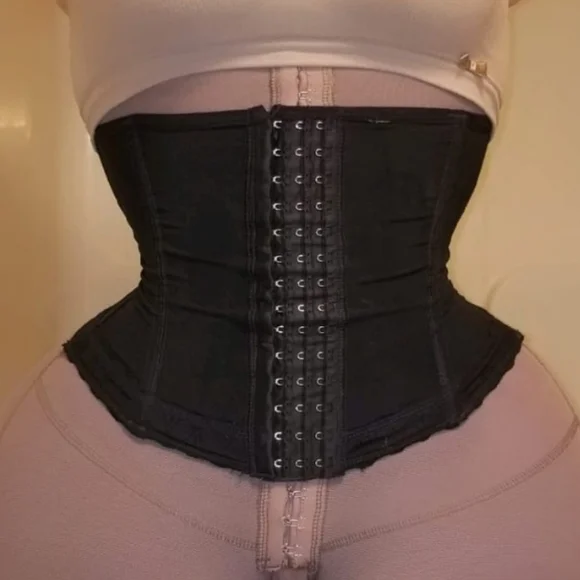 Silhouette Waist Cincher Black Size Large (Fits Like A Medium) - Picture 3 of 5